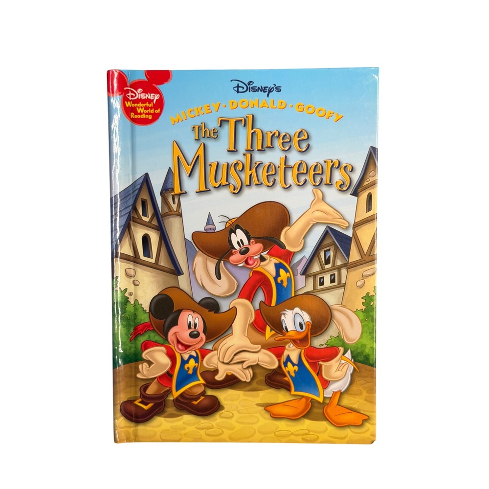 2006‎ Y2K Disney Mickey Donald Goofy The Three Musketeers Reading Book Kidcore